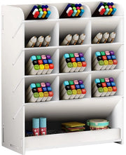 Penholder Opbagger in Cartone Bianco, Organizzatore Multifunzionale per Ufficio, Ombrello per Matite per Scuola, Casa, Ufficio, Materiali Artistici (PB12 Bianco)