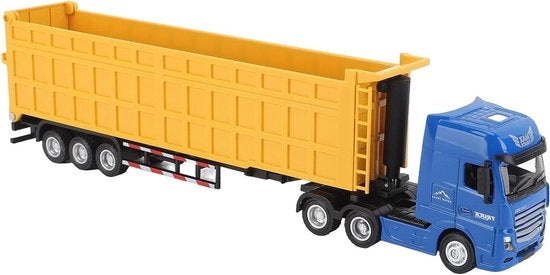 Contenitori Camion Diecast Modello per Bambini - Alta Simulazione - Giallo