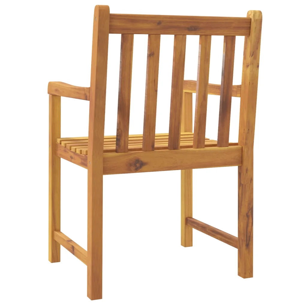 Sedie da Giardino 4 pz 56x55,5x90 cm Legno Massello di Acacia 3206272