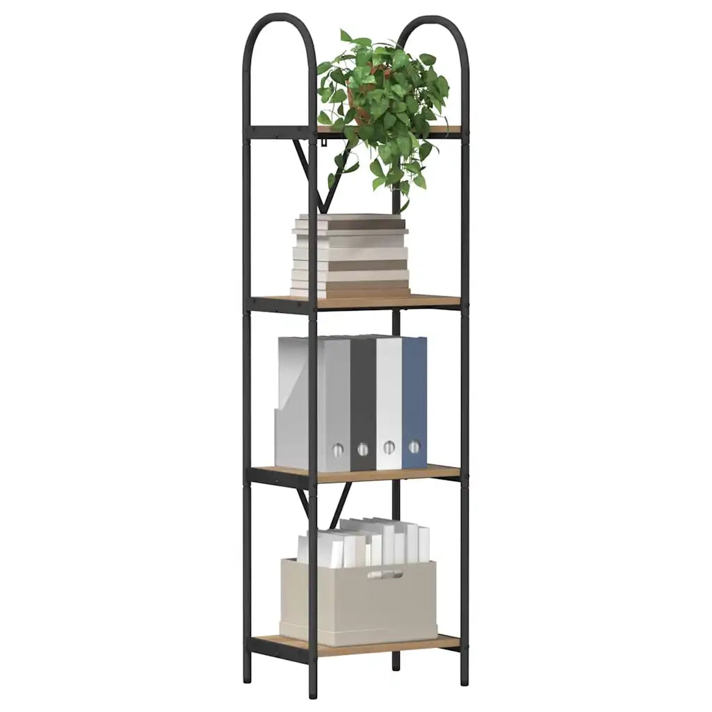 Libreria Rovere artigianale 40 x 30 x 146 cm Legno multistrato
