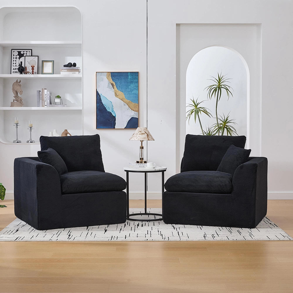 Divano moderno minimalista - Xylo - Tessuto, 1 posto, cuscini inclusi