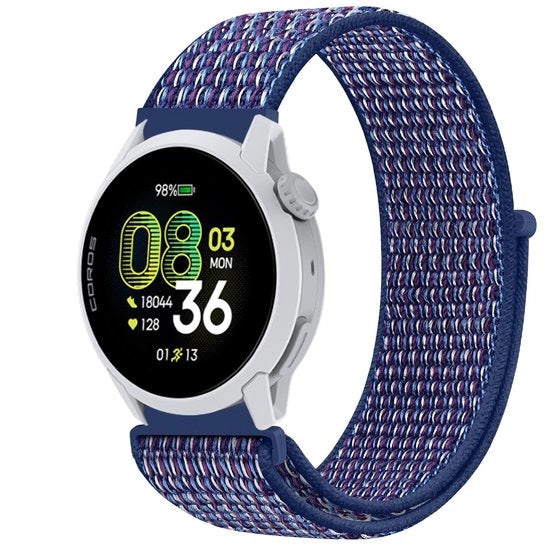 Cinturino orologio in nylon intrecciato per donne e uomini sportivi