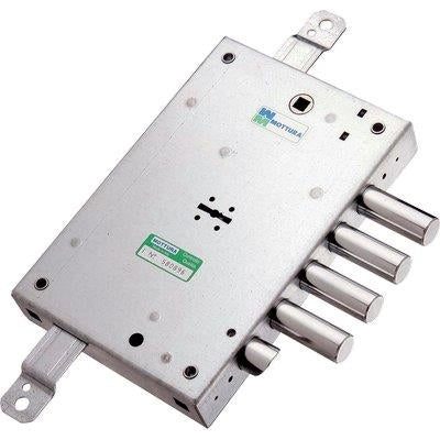SERRATURA METALLO APPLICARE 52571 MOTTURA  DM M4 TRIPL+SCR IP.MM 28 E.MM 63 SX