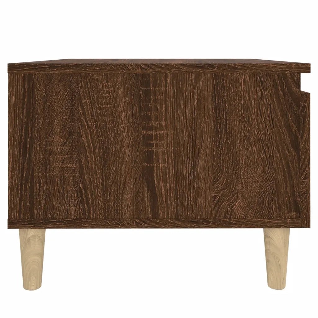 Tavolini 2pz Rovere Marrone 50x46x35cm in Legno Multistrato 819515