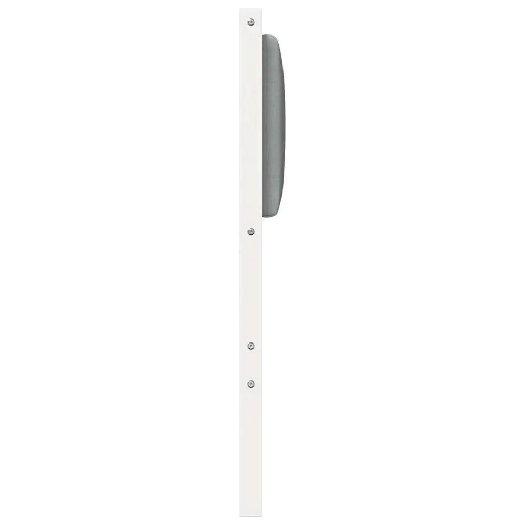 Testiera Altro Bianco 135 cm Legno di pino massello 878963