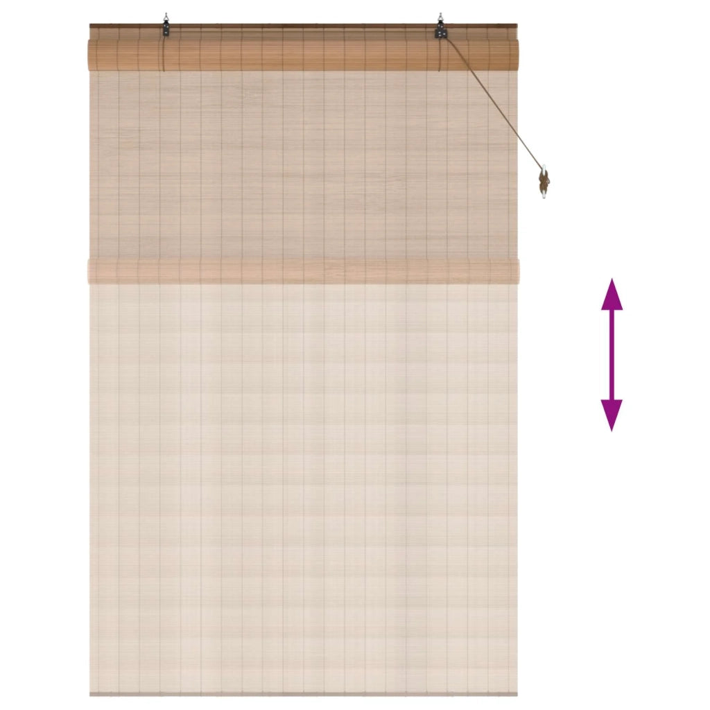 Tenda a rullo Marrone 160 x 220 cm Bambù 42039711