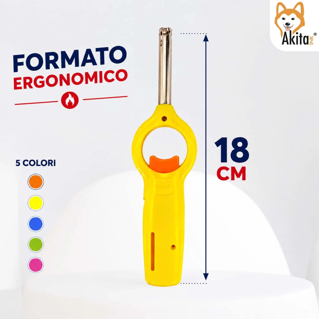 Akitaink 5 Accendigas Ricaricabili Presa Ergonomica