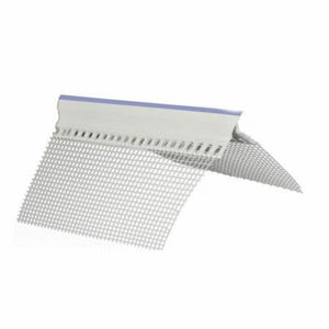 Paraspigolo in plastica con gocciolatoio e rete l.2,5 1ml