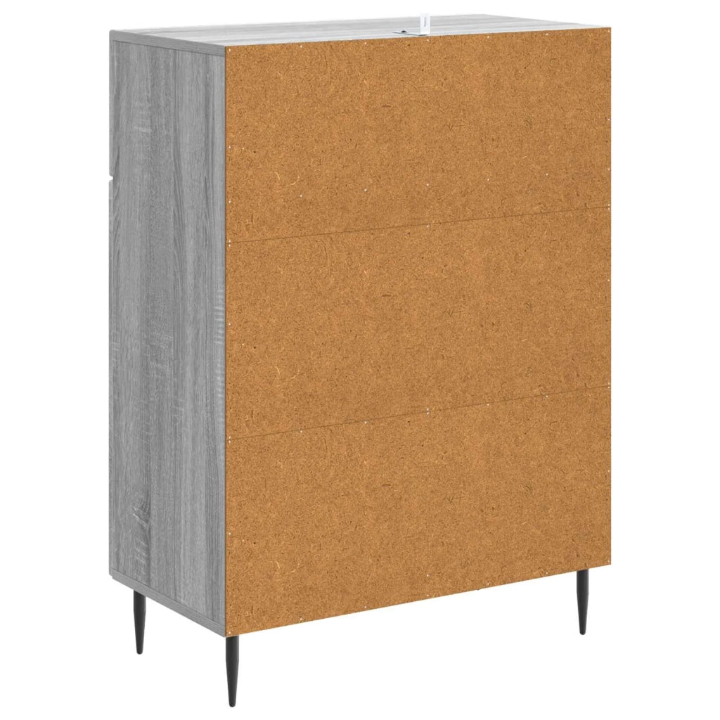 Credenza Grigio Sonoma 66 x 34,5 x 89,5 cm Legno ingegnerizzato 894871