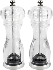 Set di macinacaffè e macinapepe moderni con diamante duro in ceramica - meccanismo di rotazione e affilatura - molini regolabili - per macinatura fine o grossolana