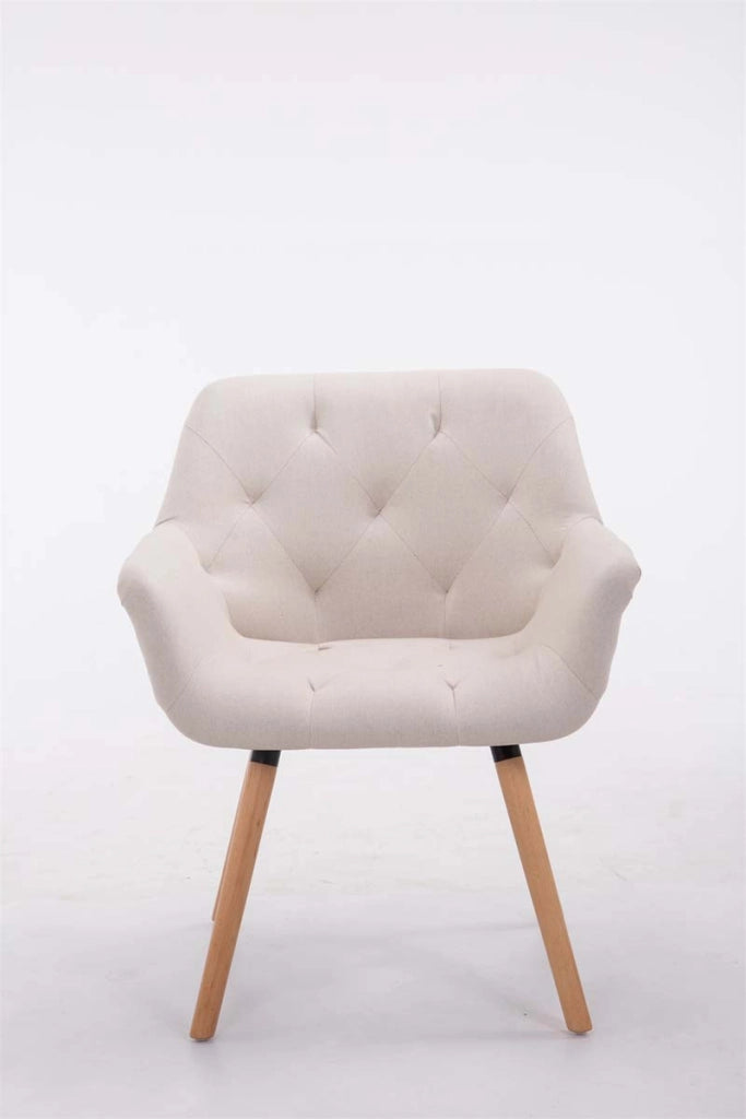 Sedia da pranzo CASSIDY in tessuto Beige,natura