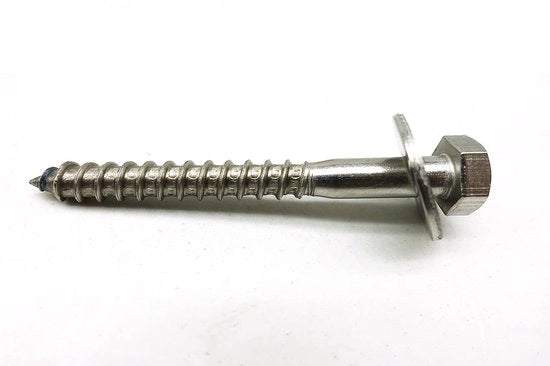 Viti a croce DIN 571 acciaio inossidabile A2 - 2 pezzi, M12x90