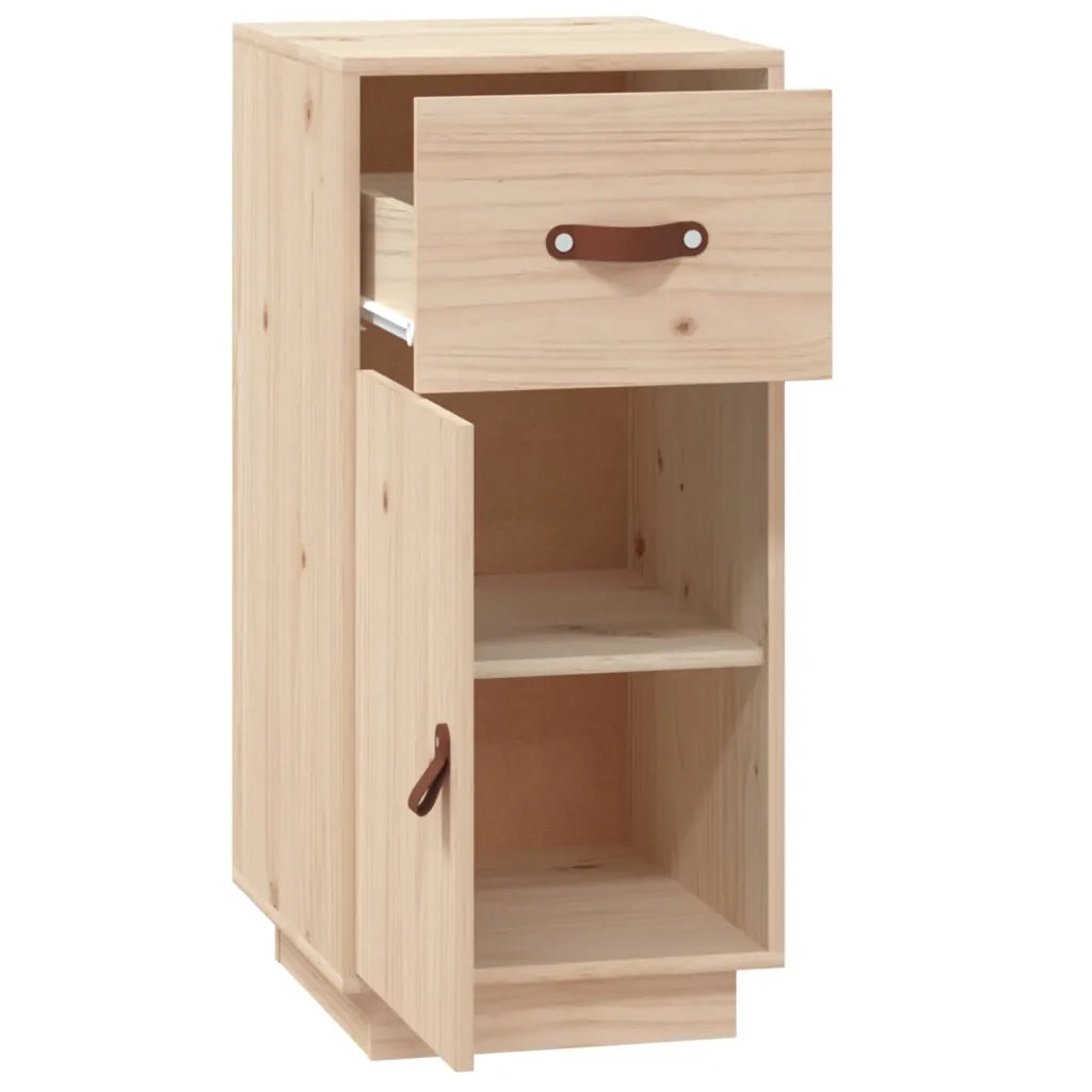 Credenza-Buffet-Armadio da cucina 34x40x75 cm in Legno Massello di Pino