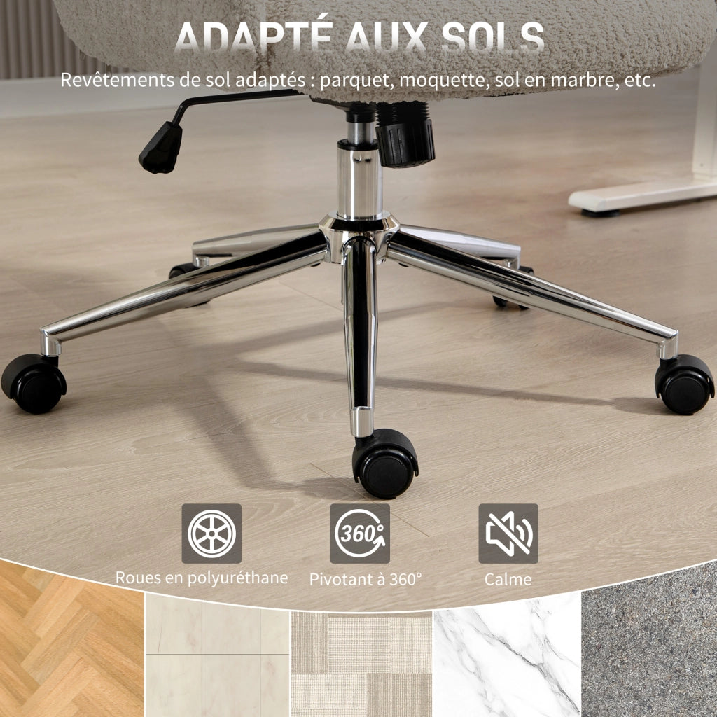 Sedia da ufficio ergonomica ¨C zephmum ¨C grigio