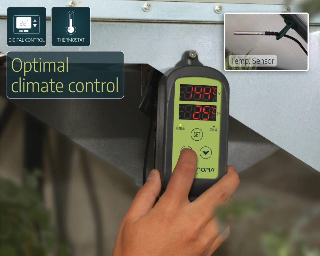 Canopia  Ventola di Riscaldamento Per serra con controllo digitale termostatico 2400-W