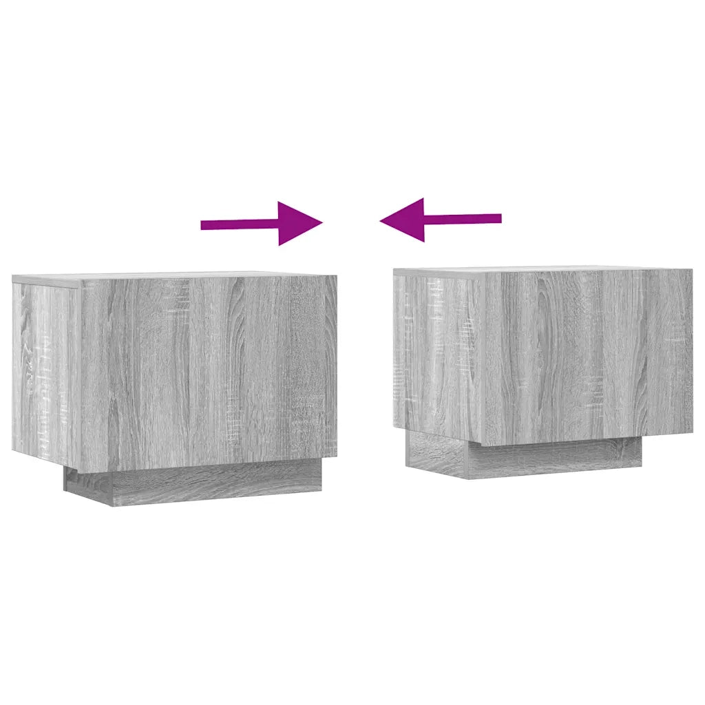 Mobile TV Grigio Sonoma 100x35x40 cm in Legno Multistrato 815718