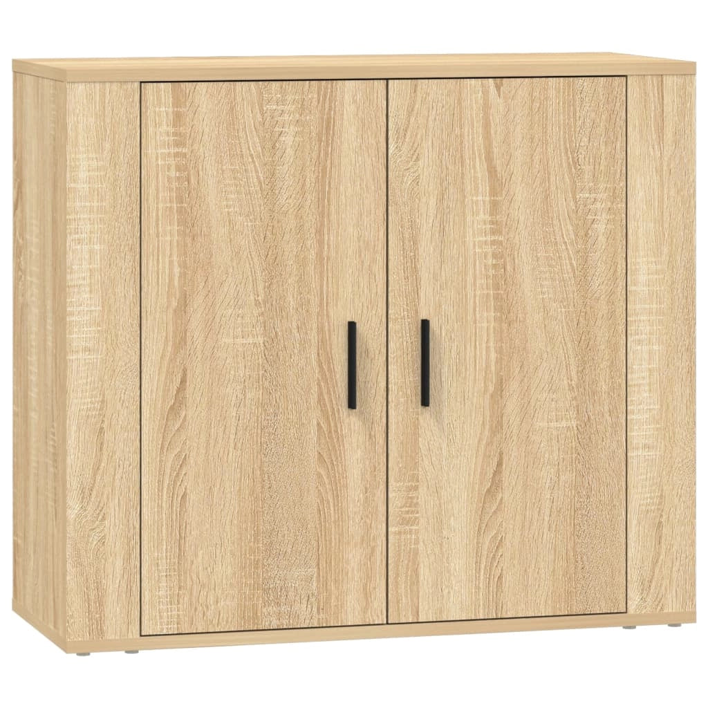 Buffet credenza cassettiera armadio mobile contenitore organizer per cucina soggiorno salotti 3 pezzi legno ingegnerizzato Sonoma marrone 02_0037100