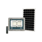 FARO LED CON PANNELLO SOLARE LUCE FREDDA FARETTO LED CASA GIARDINO ESTERNO 200W