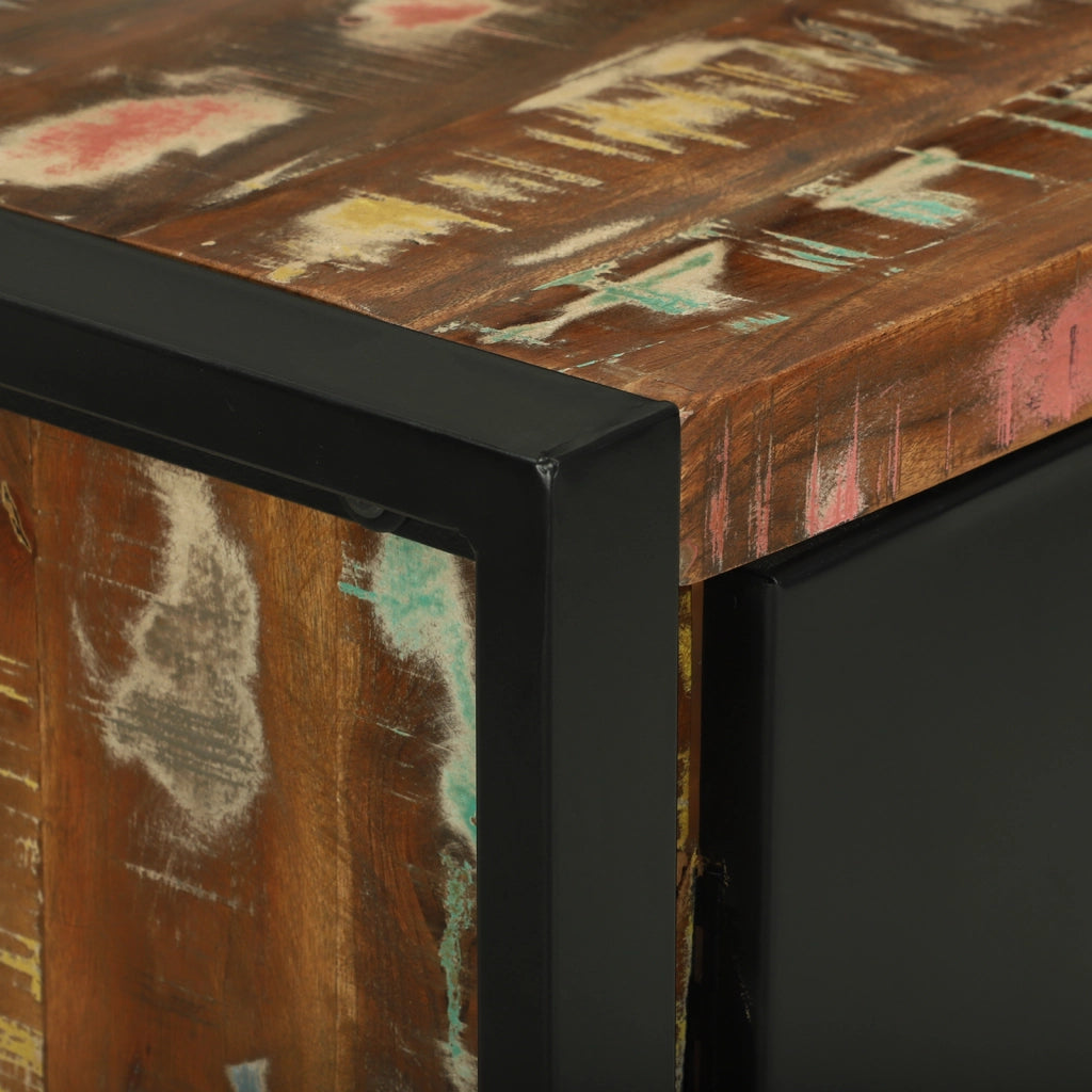 Armadio per lavandino 55x35x60 cm Legno massello recuperato