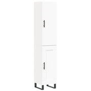 Buffet credenza cassettiera armadio mobile contenitore organizer cucina soggiorno salotto alto 34,5 x 34 x 180 cm legno ingegnerizzato bianco 02_0032340