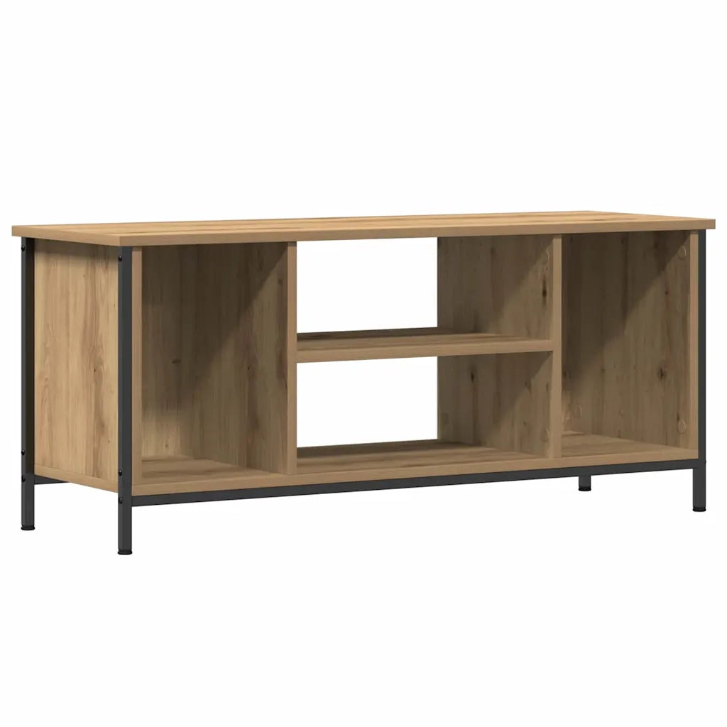 Mobile TV-Credenza per TV-Console TV Rovere artigianale 102 x 35 x 45 cm Legno multistrato 832049