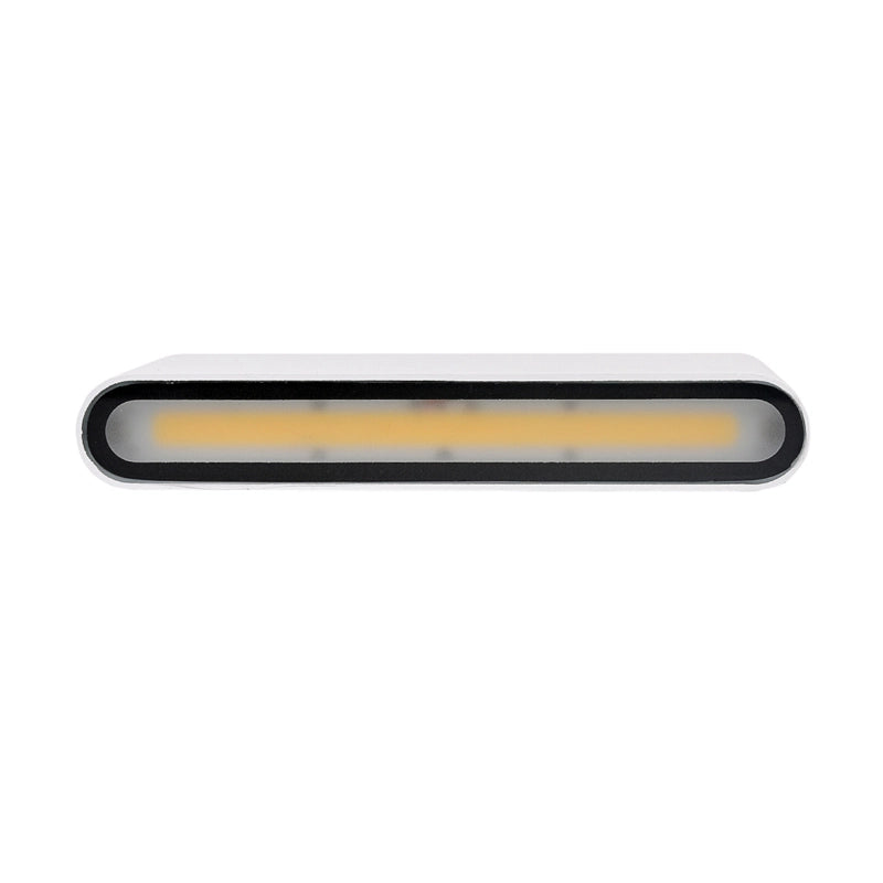 APPLIQUE LED RETTANGOLARE SILM 16W LUCE FREDDA 6500K° - DESIGN ELEGANTE IN ALLUMINIO BIANCO