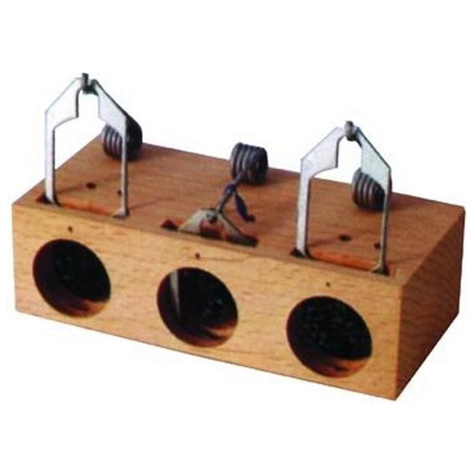Trappole per Topi a 3 Fori In Legno Art.220-008