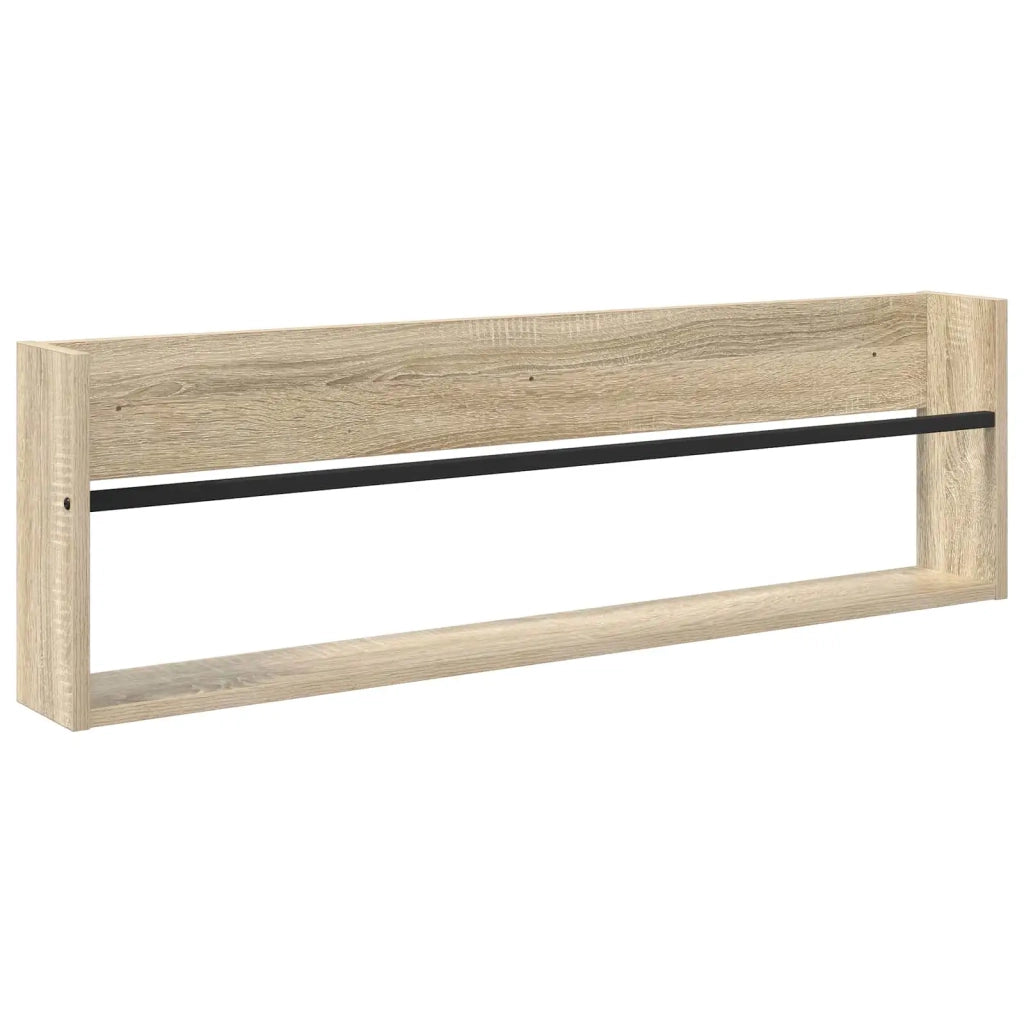 Scaffale per riviste Rovere Sonoma 100 x 12 x 30 cm 890818