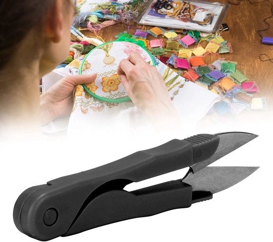 Scaletta portatile - Acciaio inossidabile - Casalinga - Per cucire - Manuale - Punte affilate - Taglierino