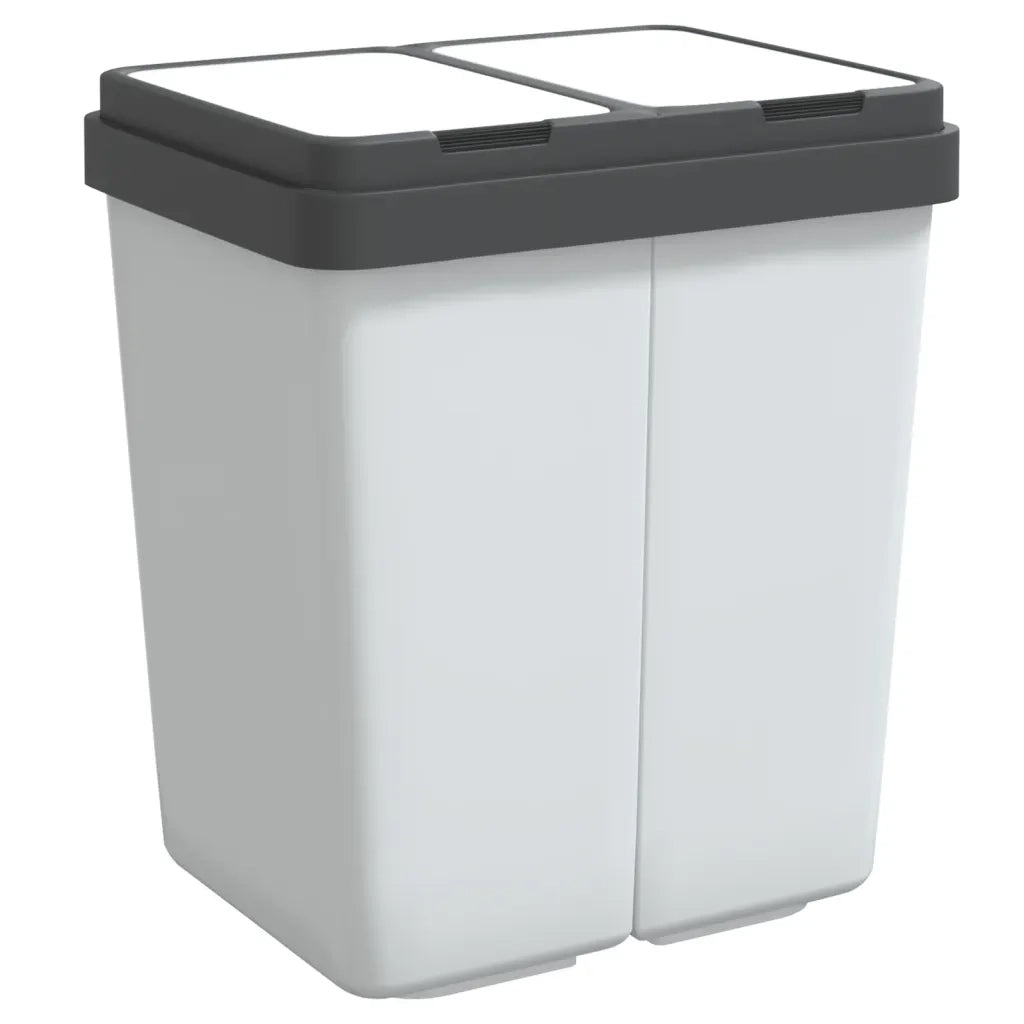 Cestino Doppio Bianco 2x25 L CFW5617535