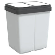 Cestino Doppio Bianco 2x25 L CFW5617535