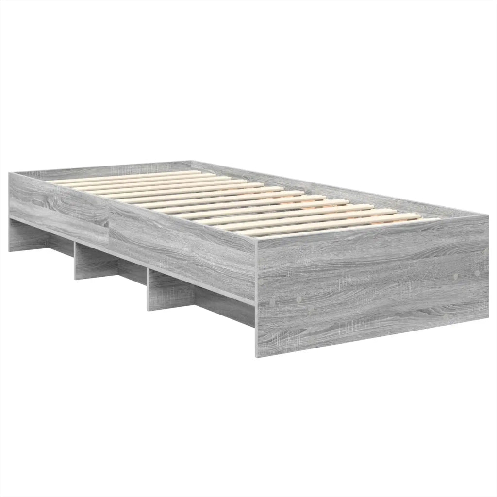 Struttura del letto Grigio Sonoma 80 x 200 cm Legno multistrato 3408905