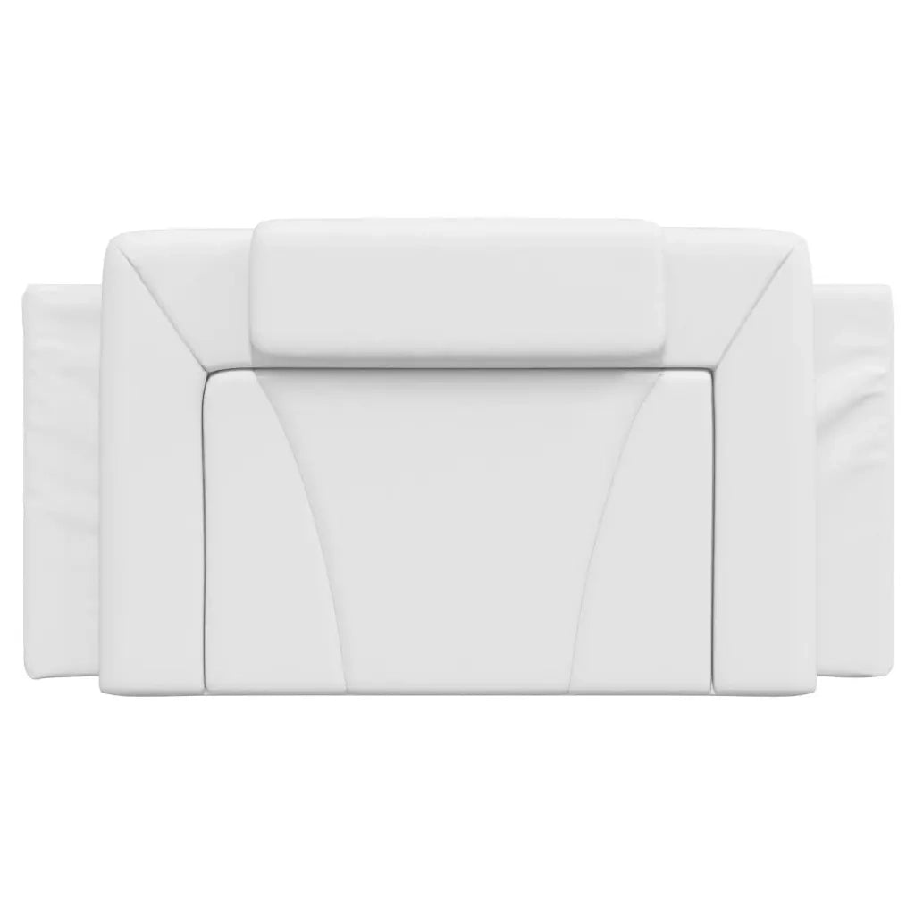 Cuscino testiera Viana Bianco 100 cm in Similpelle 3207725