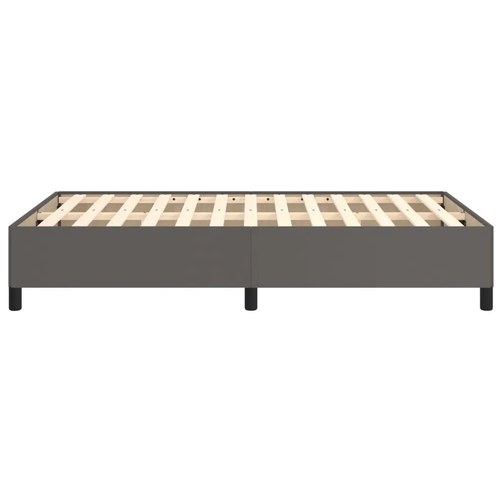 Giroletto senza Materasso Grigio 120x190 cm Similpelle