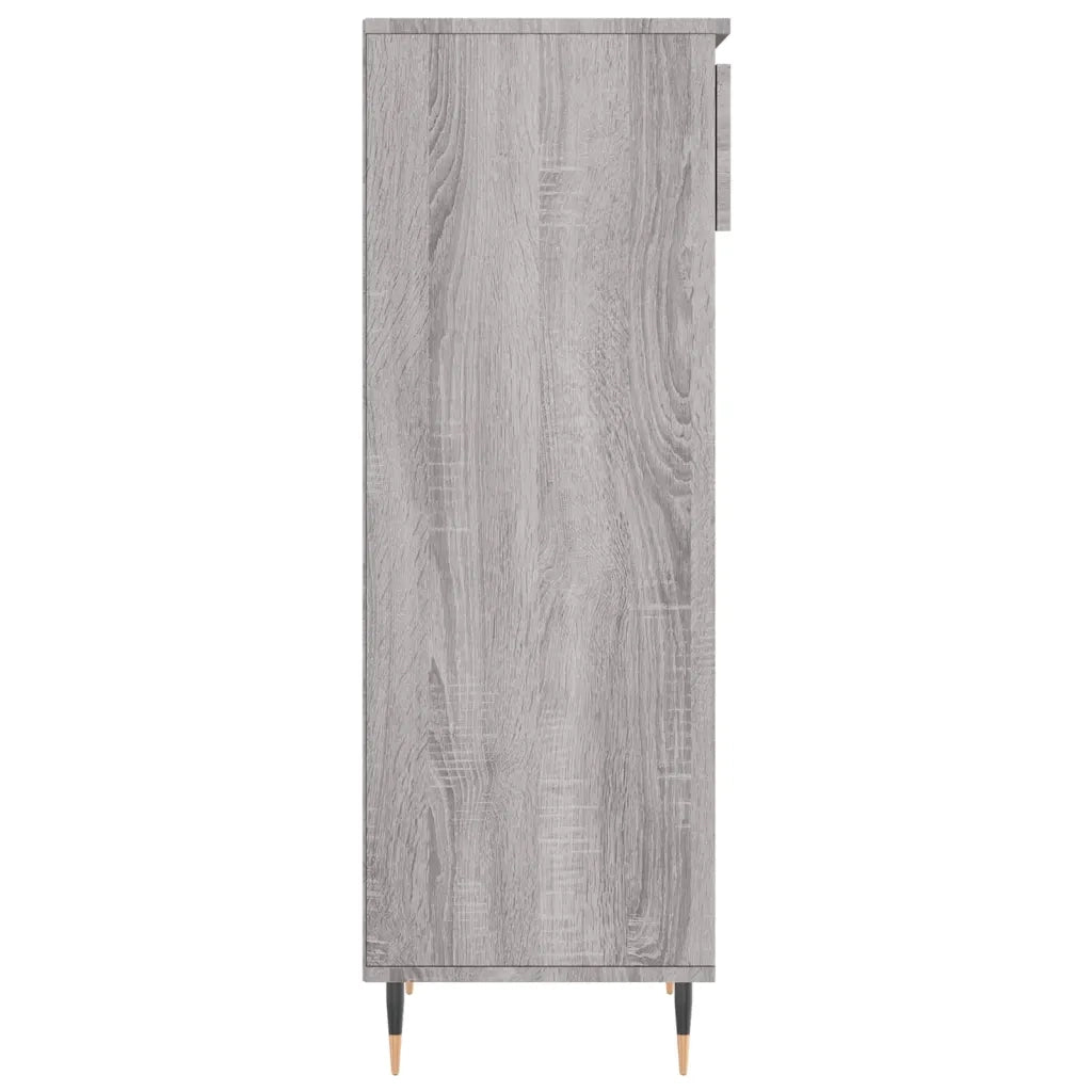 Scarpiera | Mobile per scarpe Grigio Sonoma 40x36x105 cm in Legno Multistrato