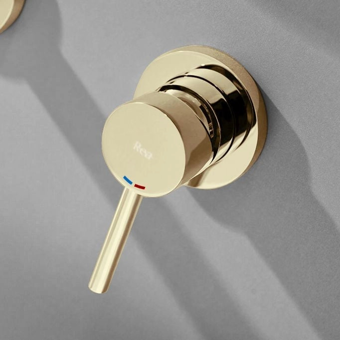 Rubinetto Da Incasso Rea Lungo Long Gold + Box