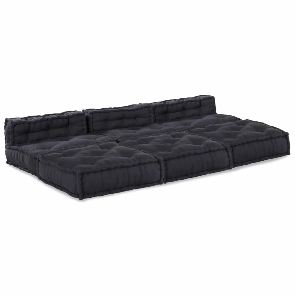 Unità di Divano Modulare 4 pcs Antracite Tessuto 3315069