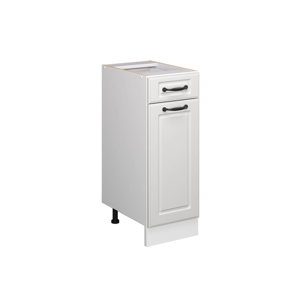 Vicco Mobiletto base per cucina Bianco casa di campagna 30 cm senza piano di lavoro
