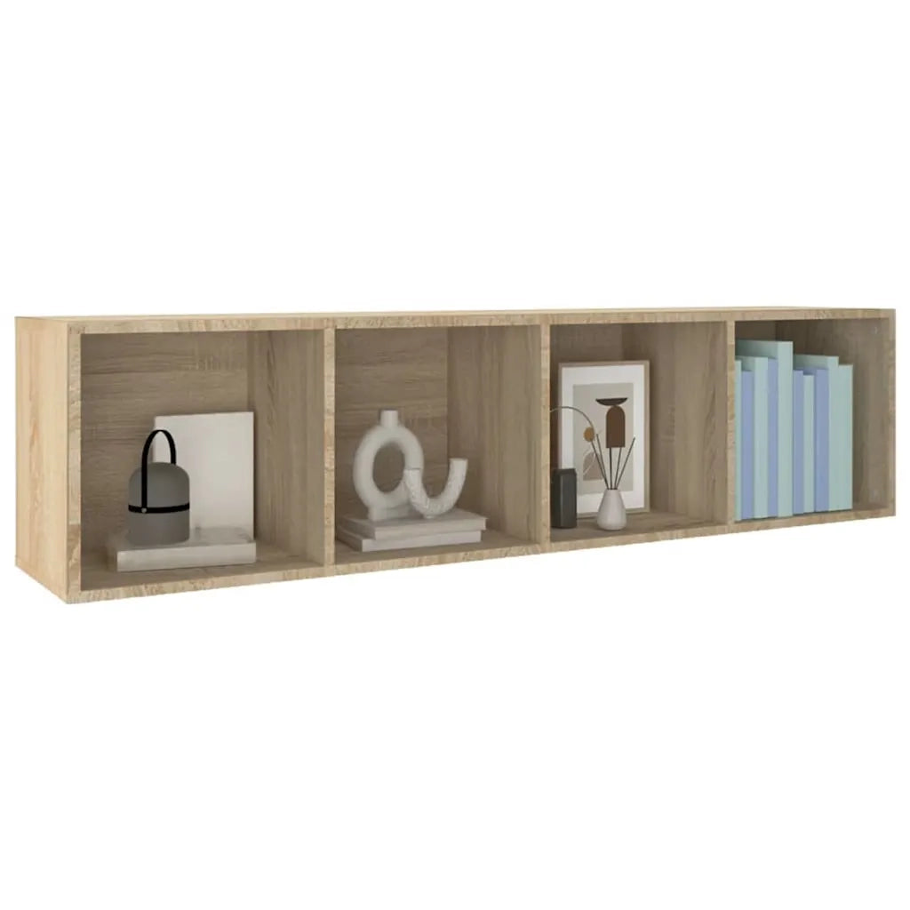 Libreria-Mobile TV Rovere Sonoma 36x30x143 cm Legno Multistrato