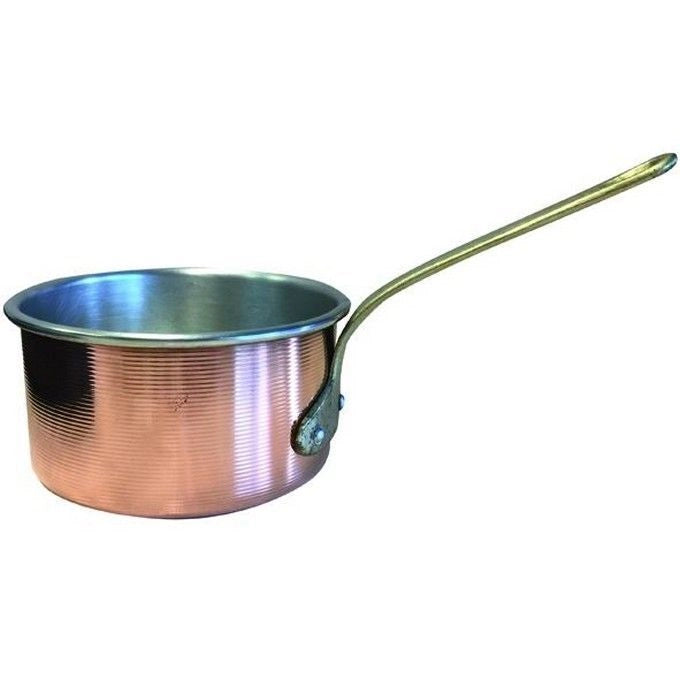 Casseruole Rame Stagnato 1 Manico senza Coperchio Diametro 16 cm