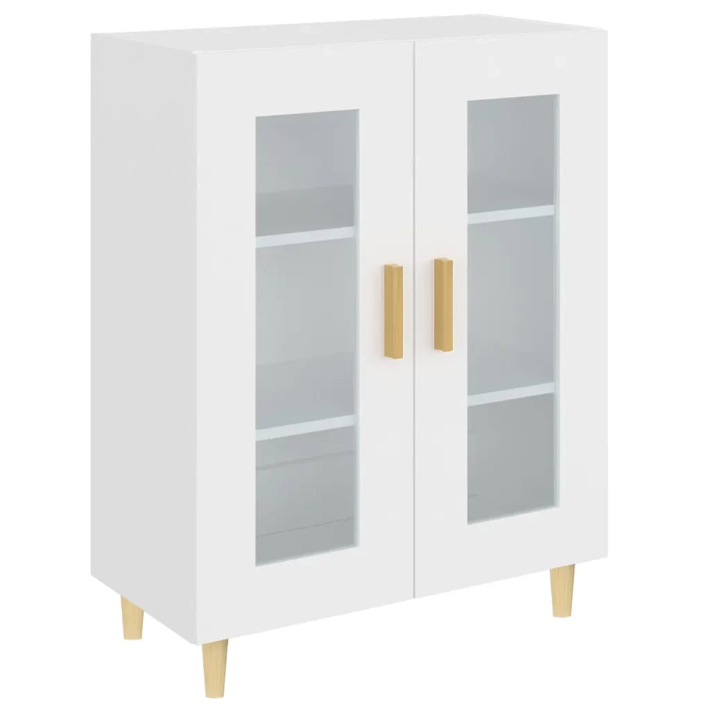 Credenza-Buffet-Armadio da cucina Bianca 69,5x34x90 cm in Legno Multistrato 463281