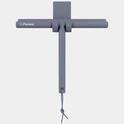 Tergivetro in silicone grigio con anima in acciaio inox e gancio per box doccia | Tergi