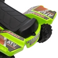 Quad Elettrico per Bambini 18-36 Mesi con Batteria Ricaricabile 6V e Fari, in Metallo e PP, 66x44x42 cm, Verde