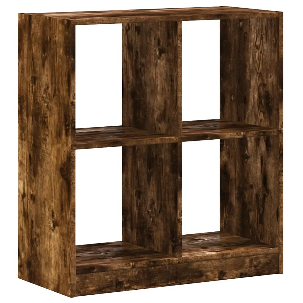 vidaXL Libreria Rovere Fumo 68,5x32x75 cm in Legno Multistrato