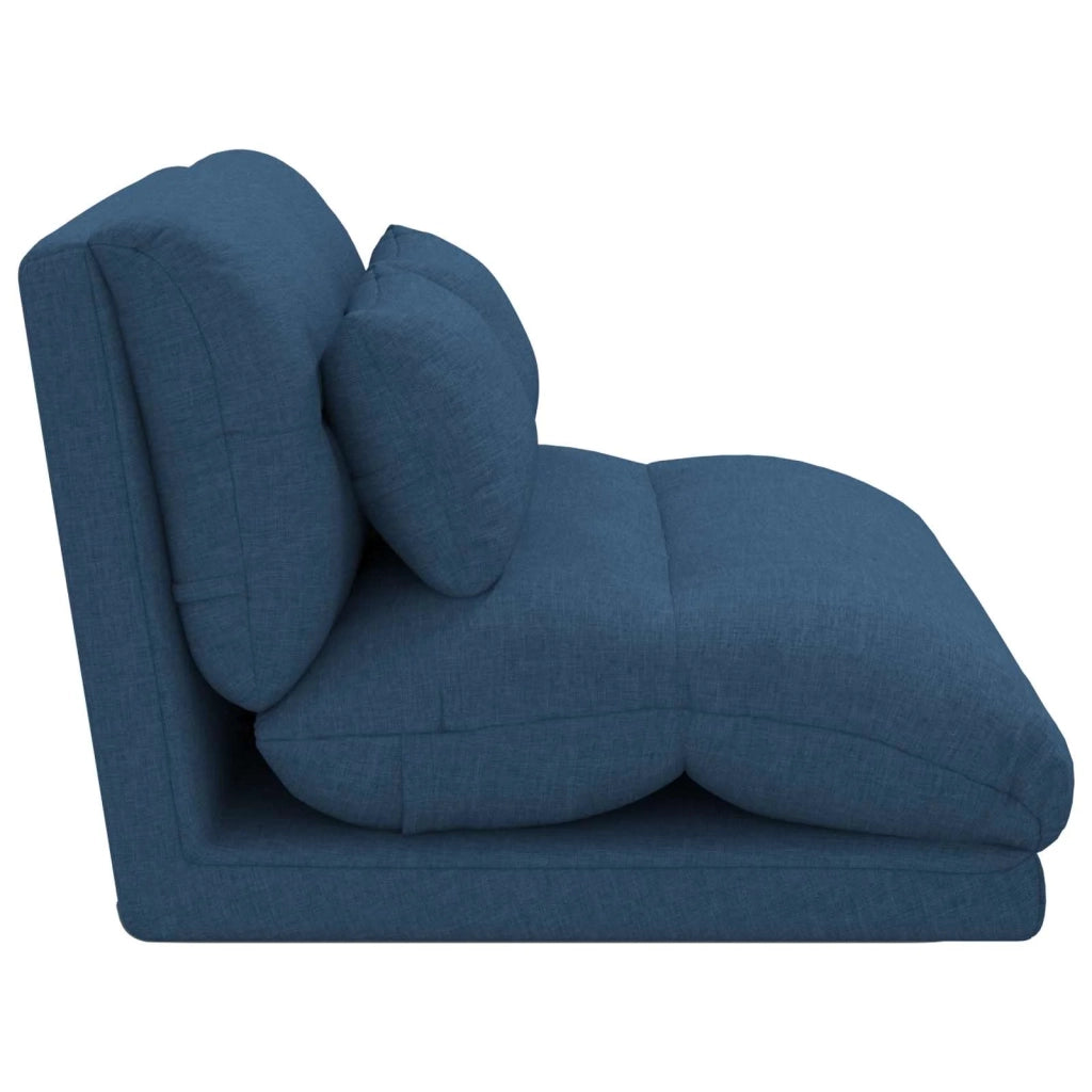 Sedia da Pavimento Blu 110 x 82 x 55 cm Tessuto 42028208