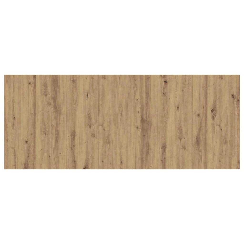 Testata con Comodino 3 pcs Rovere artigianale Legno multistrato