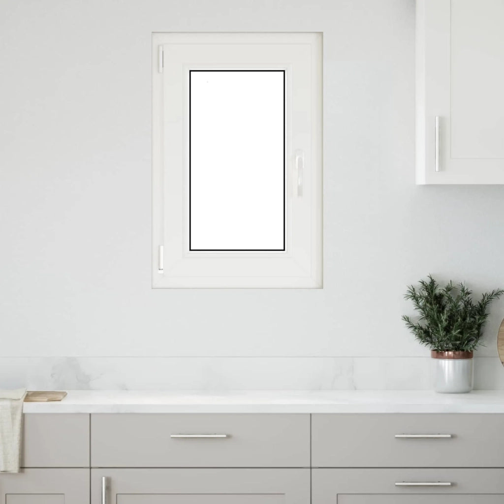 Finestra per Soffitta RISOR 50 x 75 cm PVC e Vetro Bianco CFW1378344