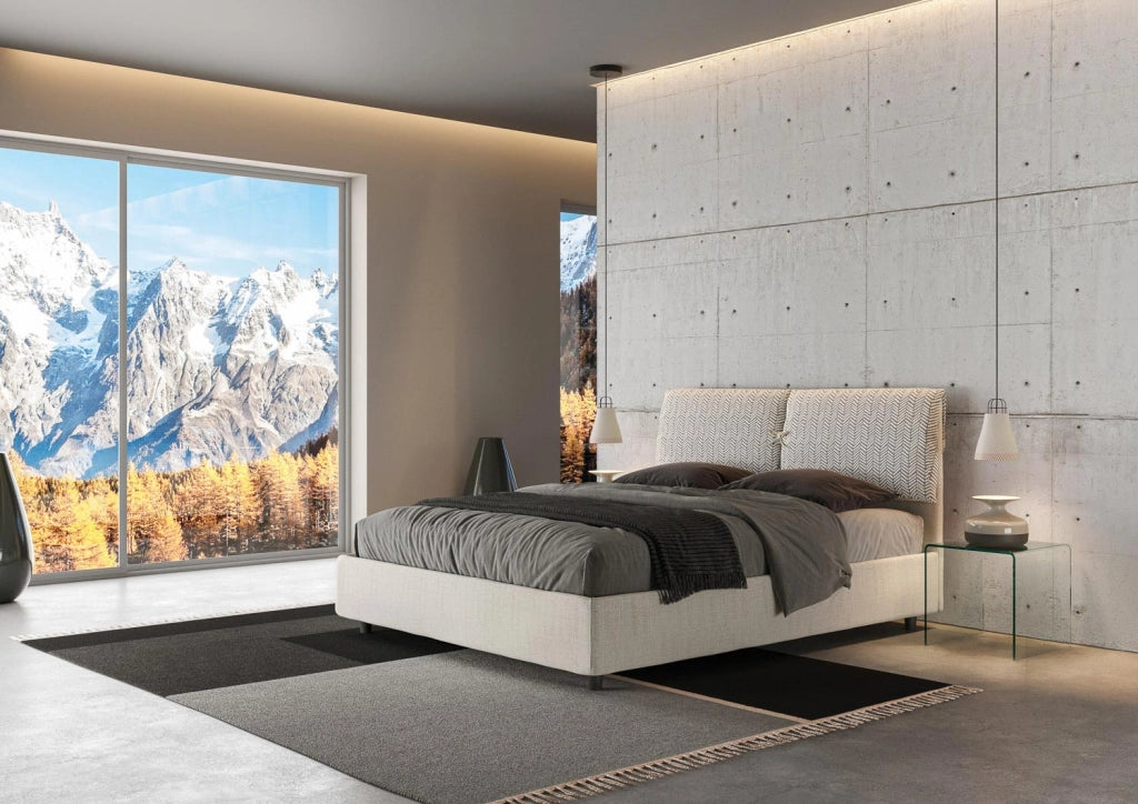 Letto Matrimoniale 160x190 cm con Rete Mados Giada Aragona