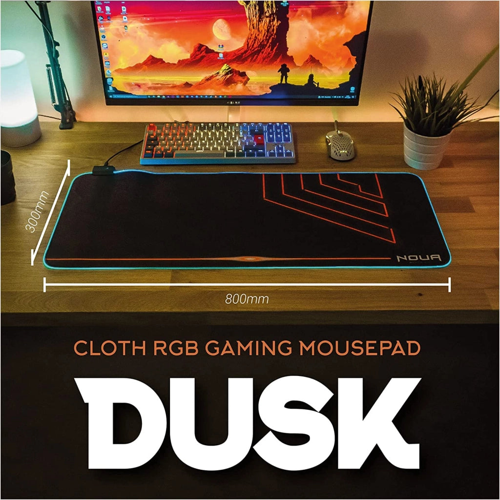 Tappetino Gaming Noua Dusk RGB XXL 800x300