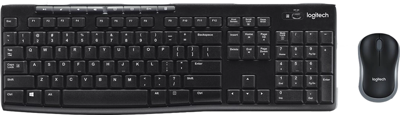 ORIGINAL Logitech Accessori per computer nero 920-004509 MK270 - Tastatur, Maus Kit di mouse e tastiera wireless MK270